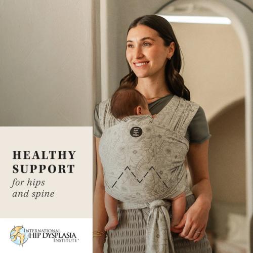 Classic Wrap Baby Carrier by Petunia Pickle Bottom - Seaside Poppies