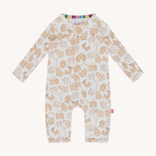 0/3 gingerbread lane organic cotton magnetic fuss free coverall – Magnetic Me