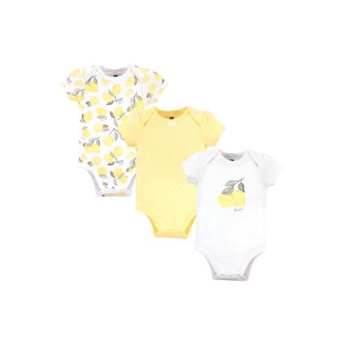 Triple Pack of Soft Cotton Bodysuits, 6-9M