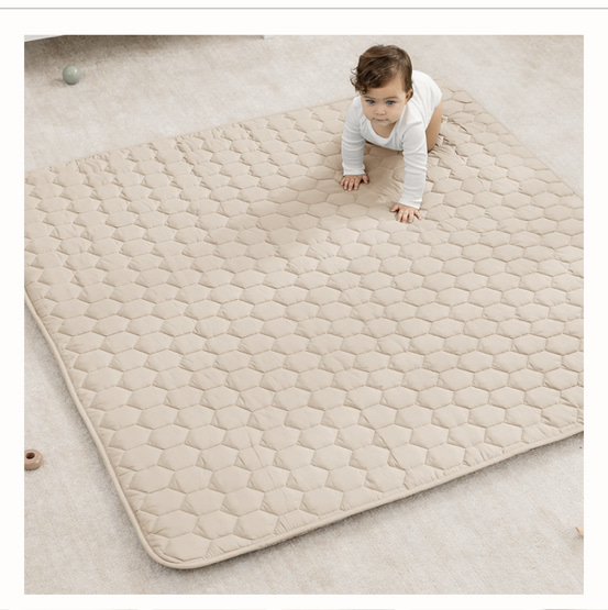 Play Mat with Non-Slip Bottom in Sand – Comfy Cubs