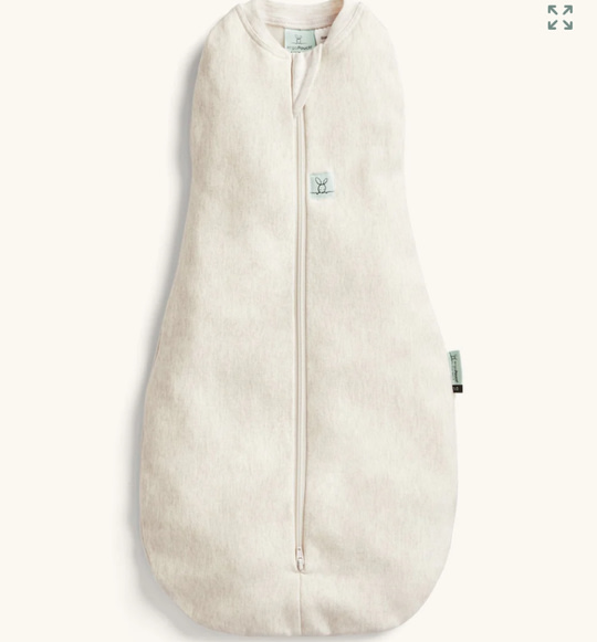 Cocoon Swaddle Bag 1.0 TOG Oatmeal Marle (Transitional) – ergoPouch AU