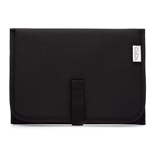 Baby Changing Pad, Portable Diaper Changing Pads for Newborn Girl & boy – Waterproof Travel Changing Station- Gift by Comfy Cubs (Solid Black, Compact)