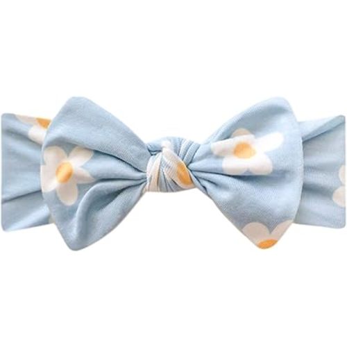 Copper Pearl Baby Bows: Stylish Headbands for Baby Girls, Premium Soft and Stretchy Baby Headbands, Perfect for Newborns, Trendy Designs - Della