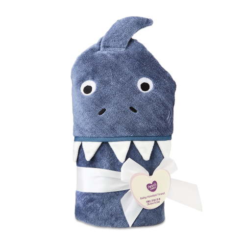Parent's Choice Cotton Shark Baby Hooded Towel