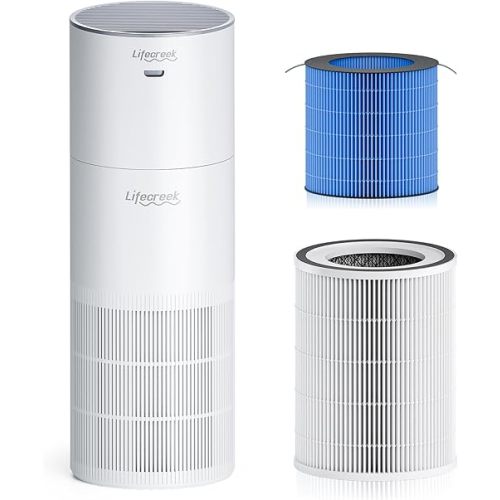 Air Purifier And Humidifier Combo For Large Room Up to 1084 Ft², 3-Stage Filter Humidifier and Air Purifier in One With WIFI & Remote Control - 22Db(Humidification cannot be used alone)