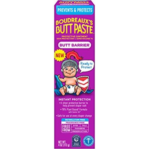 Boudreaux's Butt Paste, Butt Barrier Ointment, Rash Prevention, 4oz tube