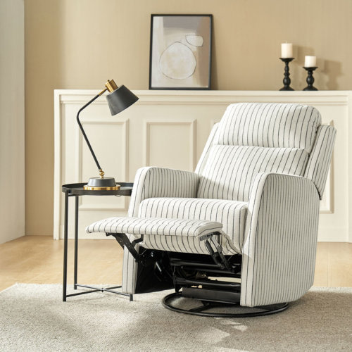 Caleya Modern Ergonomic Swivel Rocker Manual Recliner