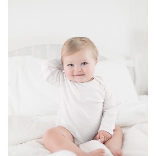 Bee Essentials Organic Long Sleeve Baby Bodysuit 5 Pack | Burt's Bees Baby®