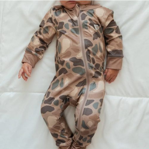 Baby Zip Up - Pintail Camo – BURLEBO