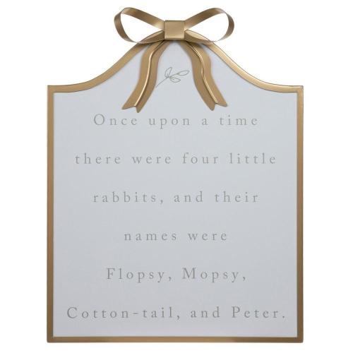Rabbit Names Wood Wall Decor