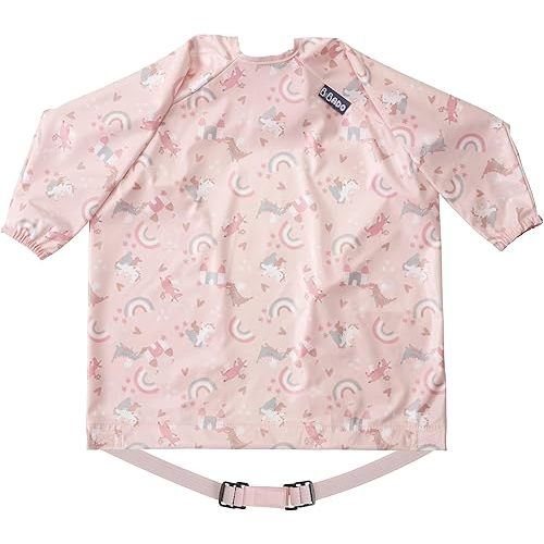 BIBaDO Mess Proof Baby Feeding Bibs, Long Sleeve Weaning Essential 6 to 36 Months Toddler Bib, Waterproof, Machine Washable