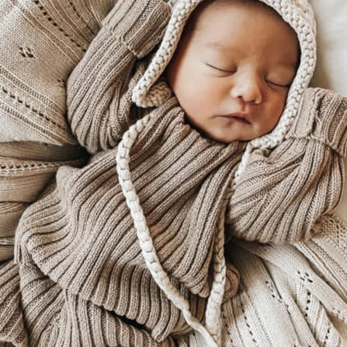 Chunky Rib Pullover - Acorn
