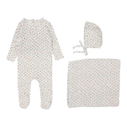 Lilette Winter White/Floral Bouquet Floral Take Me Home Set