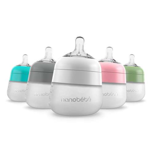The Flexy Silicone Baby Bottle - FREE SHIPPING! BPA-Free, Anti-Colic – Nanobébé