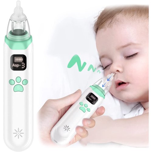 Baby Nasal Aspirator with 3 Level Suction and Music, Kids Infants Nose Suction