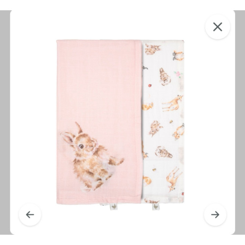 Little Forest' Woodland Animal Muslin Gift Set