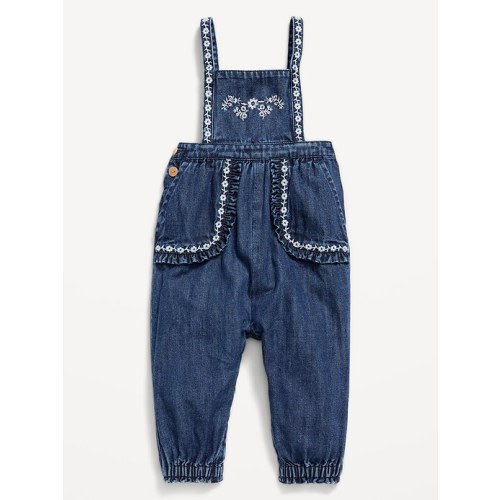 Sleeveless Embroidered Jean Jumpsuit for Baby | Old Navy