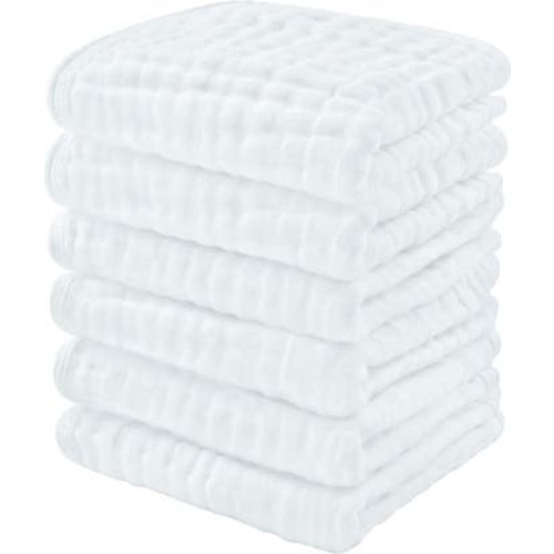 Muslin Washcloths - Pack of 6