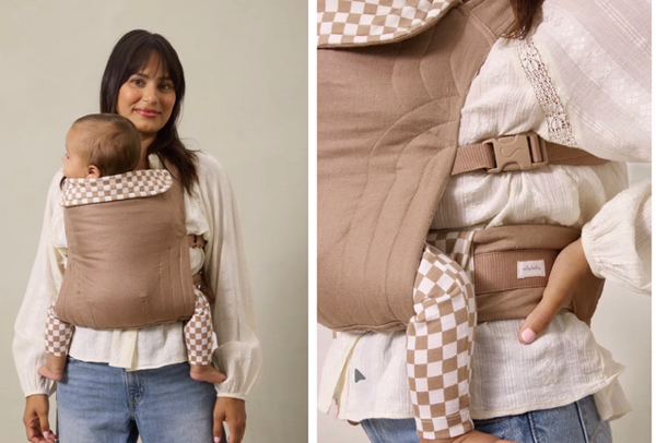 Almondine Chequer Soft Buckle Carrier