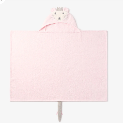 Mouse Hooded Baby Bath Wrap – Elegant Baby