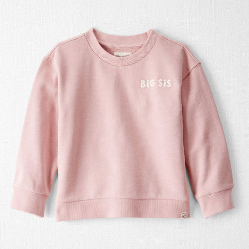 Perfect Pink Toddler Organic Cotton Big Sis Sweatshirt | Carter’s Oshkosh Canada
