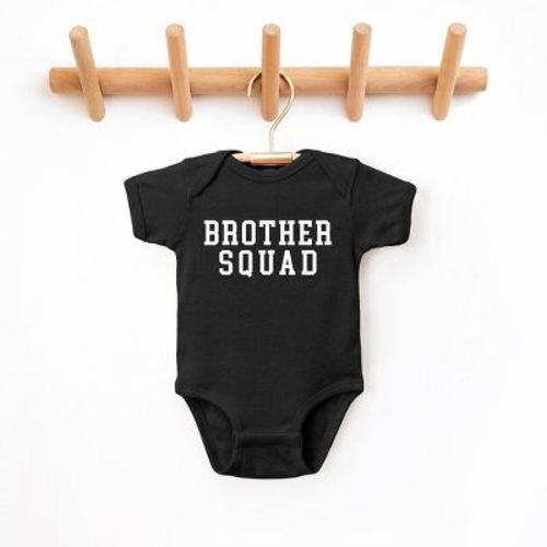 The Juniper Shop Brother Squad Baby Bodysuit - 6 Month - Black