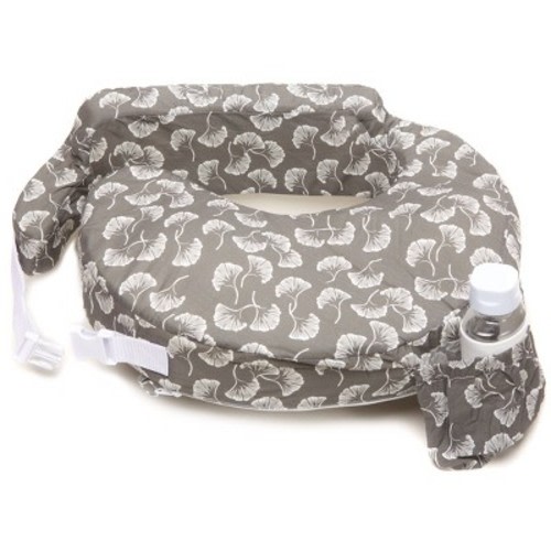 My Brest Friend Original Nursing Pillow - Gray Flowing Fans
