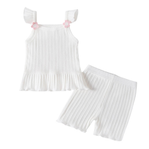 TAIAOJING Girls Shorts Set - For 2-3 Years