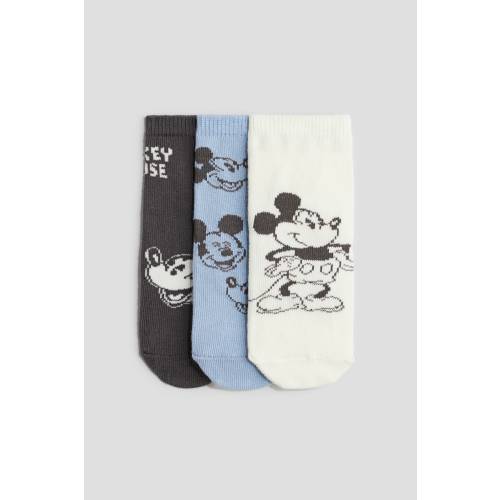 3-PACK MOTIF-DETAIL SOCKS