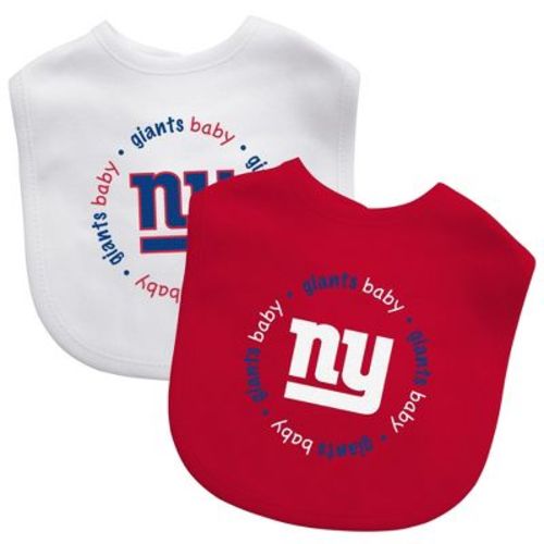 BabyFanatic Officially Licensed Unisex Baby Bibs 2 Pack - NFL New York Giants