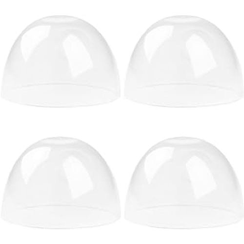 Baby Bottle Replacement Caps for Philips Avent Natural Bottles, Compatible Bottle Lid for Avent Natural Plastic and Glass Bottles, Soft and Safe PP, 4 Count