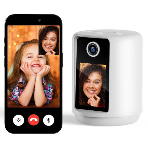 Video Baby Monitor, Mollan Two Way Video Call Camera with HD 1080P WiFi Monitors 2.4" Screen Display, Smart Motion Detection with Night Vision Indoor Security Camera for Baby Elderly