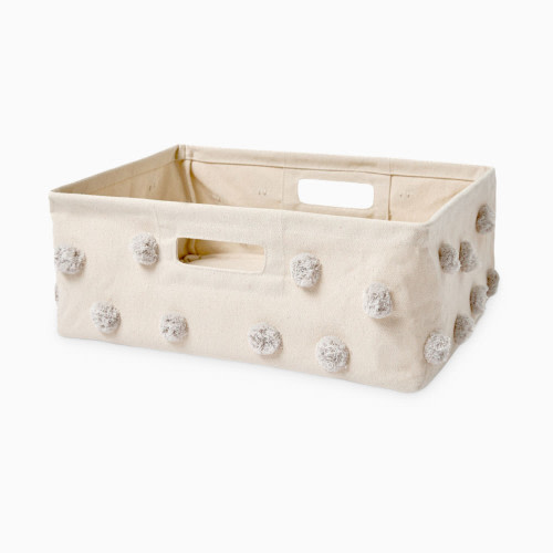 Pehr Pom Pom Hide Away Basket - Grey, Small
