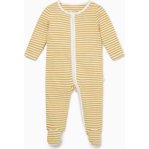 Ribbed Two Way Zip-Up Sleepsuit - MORI | Maisonette