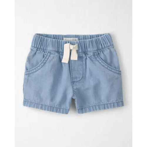 Baby Organic Cotton Chambray Shorts - Little Planet | Carter's