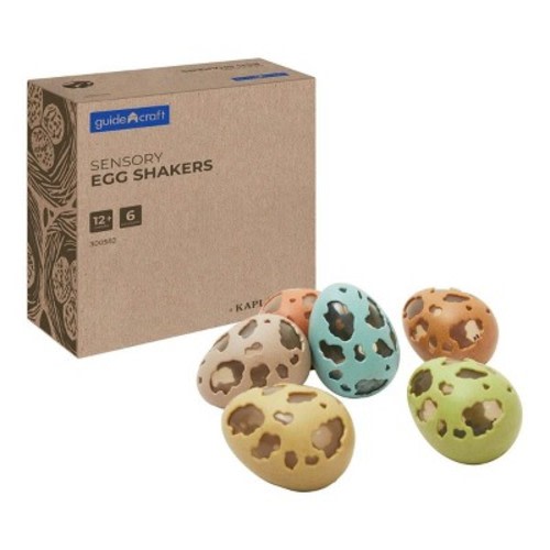 Kaplan Early Learning Sensory Egg Shakers - Set of 6