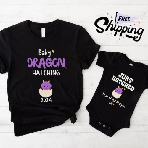Baby Shower Gift 2024 for Year of the Dragon Gift, Pregnancy Reveal, New Mom Gift, Cute Baby Shower Gift, Chinese New Year of the Dragon CNY - Etsy