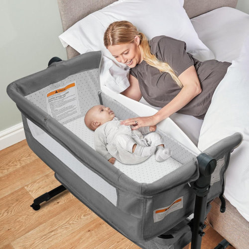 Suteck 4 In 1 Baby Basinet, Bedside Bassinet For Baby, Height Adjustable Bassinet Bedside Sleeper With Lockable Wheels & Mosquito Nets & Reviews | Wayfair