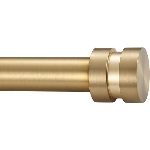 Adjustable Warm Gold Curtain Rod