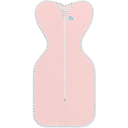 Love To Dream Swaddle UP 1.0 TOG, Dusty Pink, Newborn, 5-8.5 lbs., Dramatically Better Sleep, Allow Baby to Sleep in Their Preferred arms up Position for self-Soothing, snug fit Calms Startle Reflex