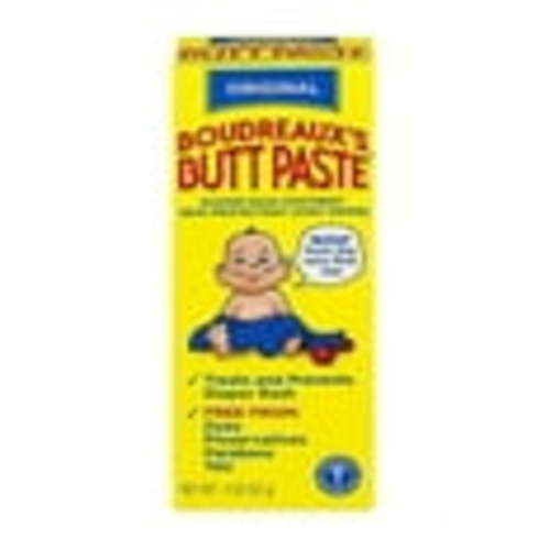 Boudreauxs Butt Paste Diaper Rash Ointment Skin Protectant, Zinc Oxide, 2 Oz, 3 Pack