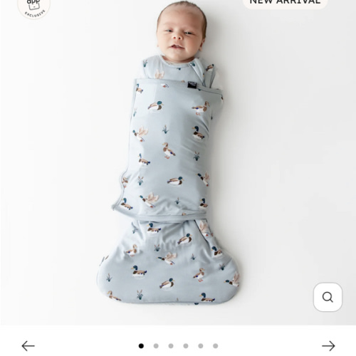Sleep Bag Swaddler in Mallard Duck 1.0