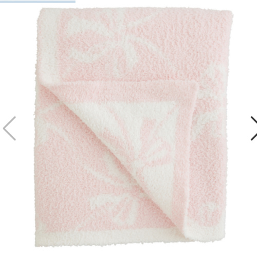 Bow Chenille Blanket