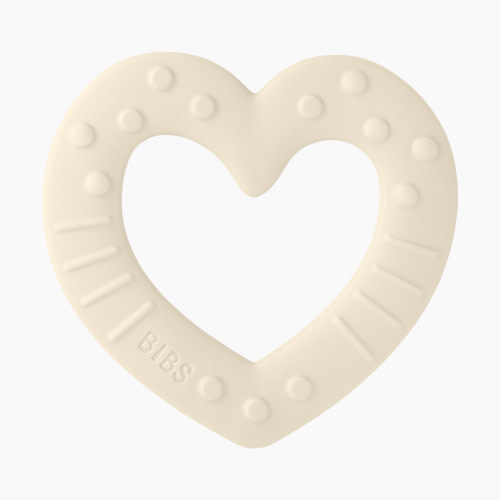 BIBS Baby Bitie Teether - Ivory, Heart
