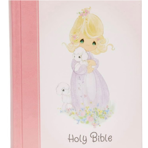 NKJV, Precious Moments Small Hands Bible, Hardcover, Pink, Comfort Print: Holy Bible, New King James Version