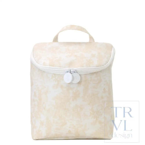 Take Away Bottle Bag- Bunny Toile Sand