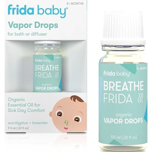 Frida Baby | Eucalyptus & Lavender Essential Oil for Bath or Diffuser| Ideal for Children and Adults| 1 pc 10ml, 10ml, 1
