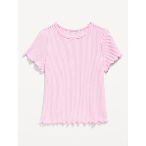 Short-Sleeve Lettuce-Edge T-Shirt for Toddler Girls | Old Navy