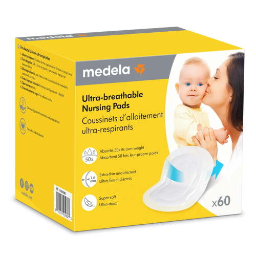 Ultra-Breathable Nursing Pads, Highly Absorbent, Super Soft, Discreet Design for Comfortable Wear, Pack of 120