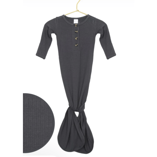 Hudson Ribbed Knotted Gown – Lou Lou & Company